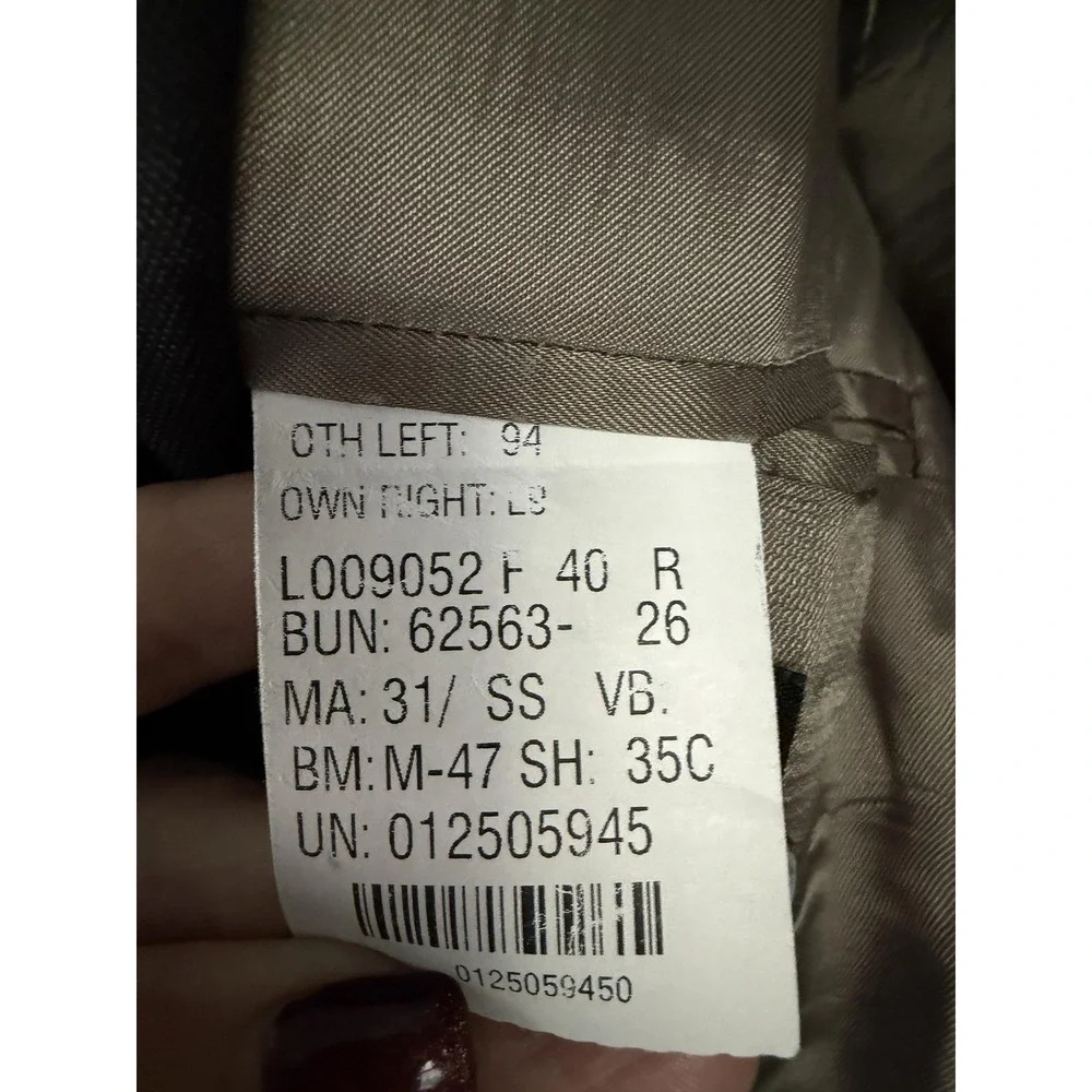 Ralph Ralph Lauren Suit Jacket Mens 40 Gray Wool Cashmere Dillard's Canada